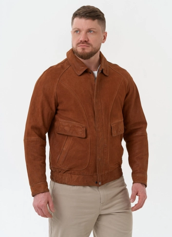 Мужская куртка из натуральной кожи 
