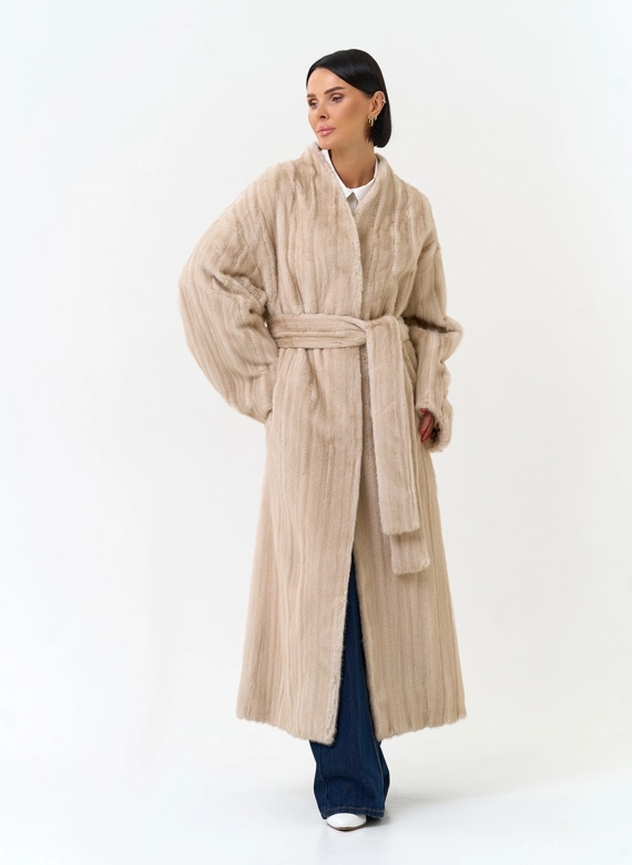 Женская шуба из эко меха фото